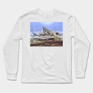 The Sea of Ice - Caspar David Friedrich Long Sleeve T-Shirt